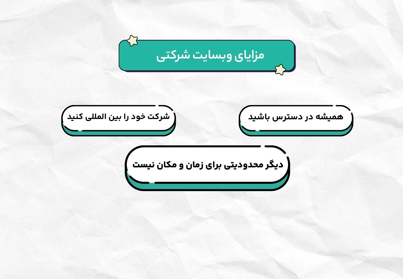 مزایای طراحی وبسایت شرکتی در مشهد